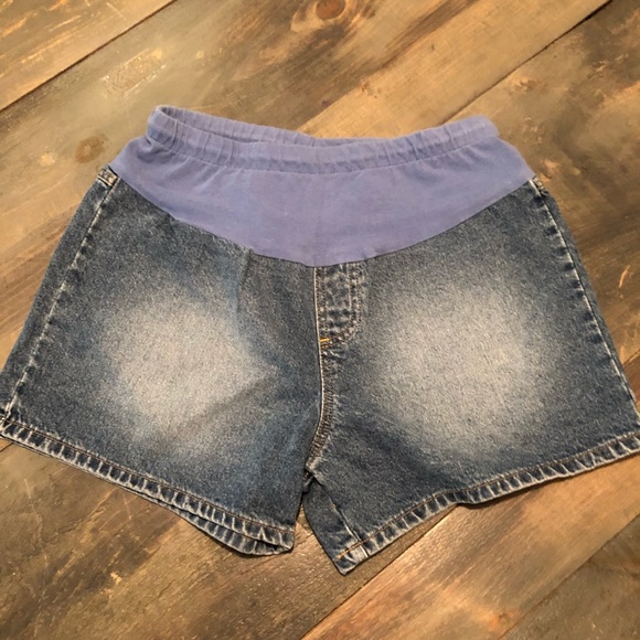 Motherhood Maternity Jean Shorts - Picture 1 of 3